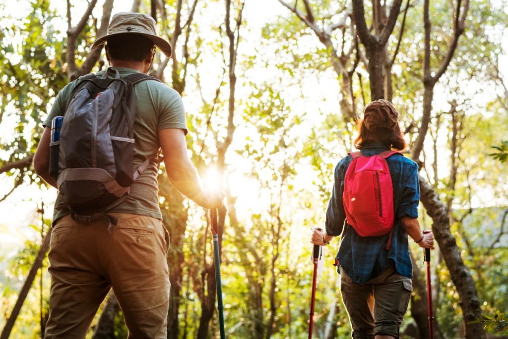 تور جنگل نوردی 33 couple trekking together 1